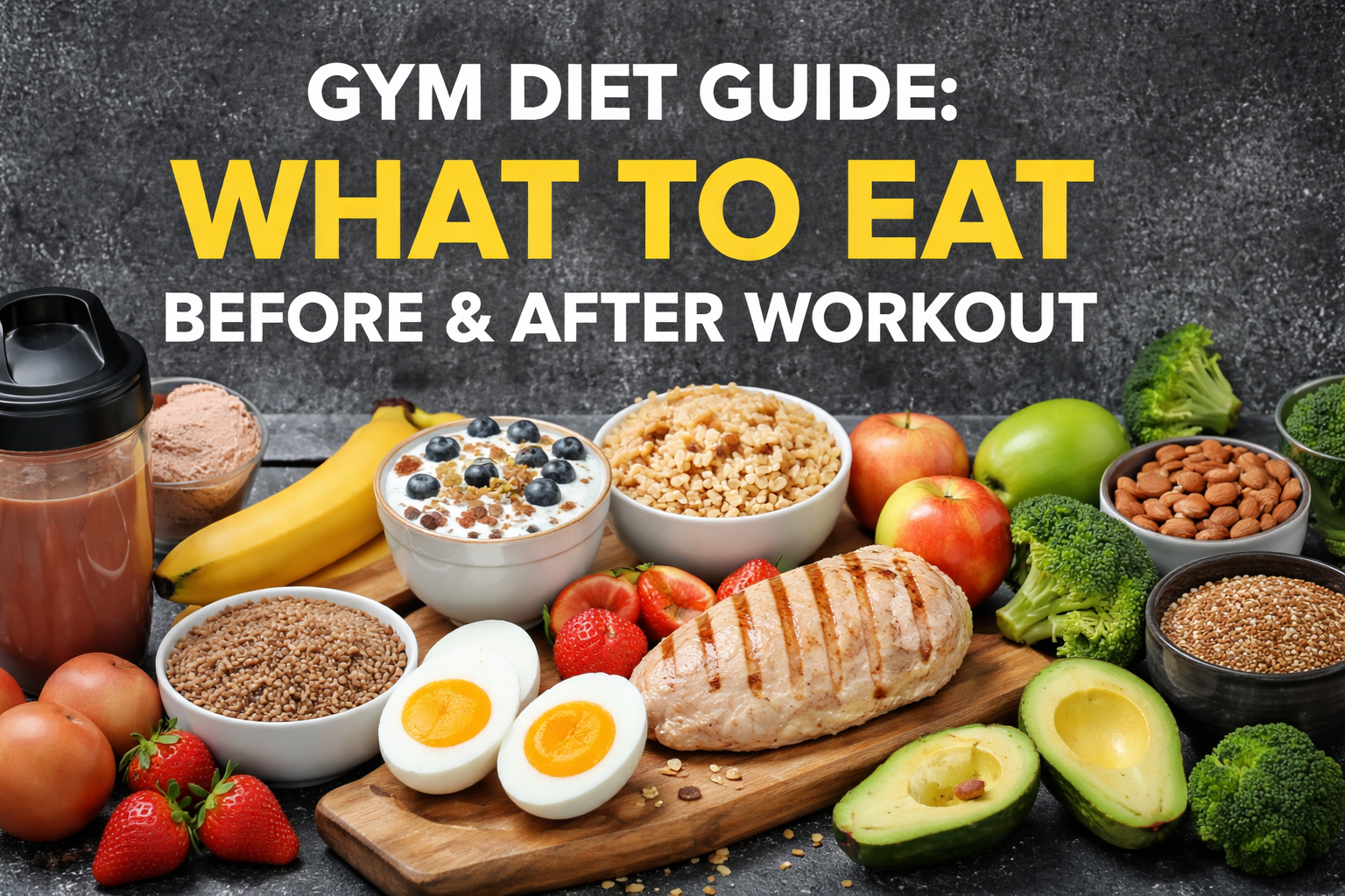 Gym diet essentials for fitness